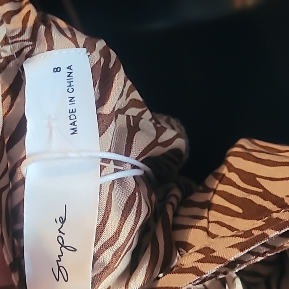 Chic Zebra Print Strappy Dress - Picture 2 of 10